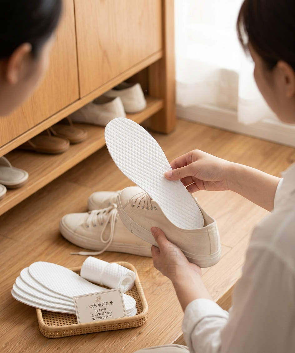 原生木漿瞬吸乾爽鞋墊(1組50雙)