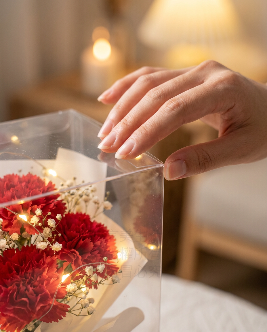 【母親節優惠活動】璀璨女神光感LED香皂提袋花束