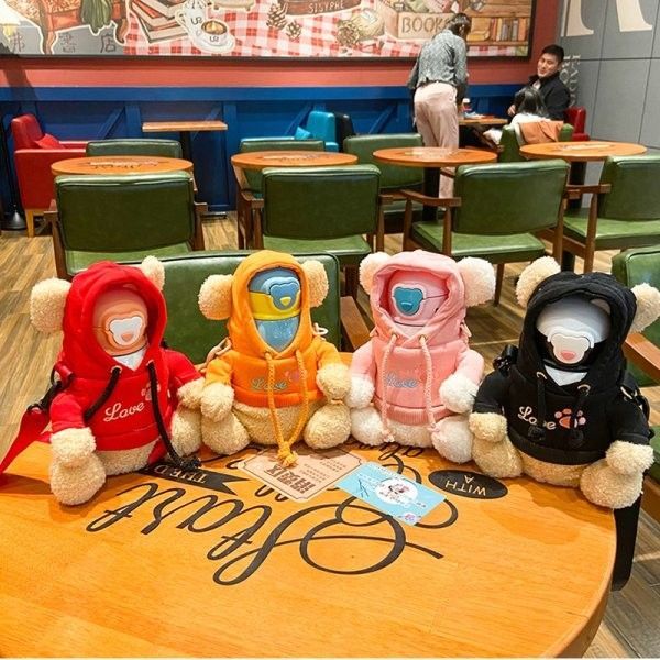 網紅可愛小熊大肚水壺