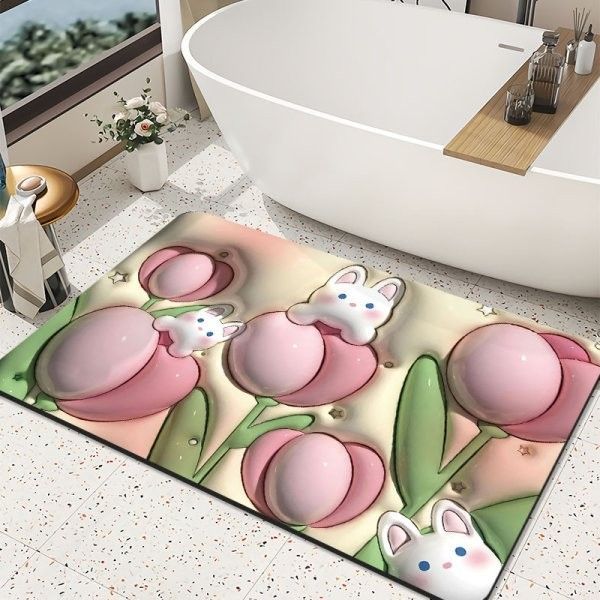 3D視覺感硅藻泥軟地墊(買一送一) 矽藻土地墊**買一送一** 矽藻土軟式地墊 軟式珪藻土地墊