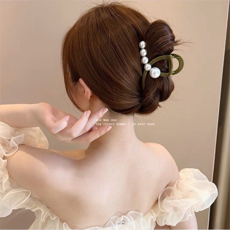 氣質優雅珍珠抓夾(1組2入)
