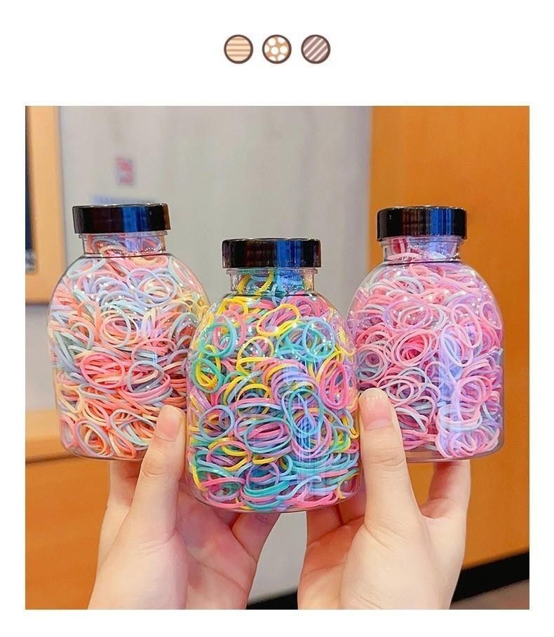 一次性多色橡皮筋(1組2罐)