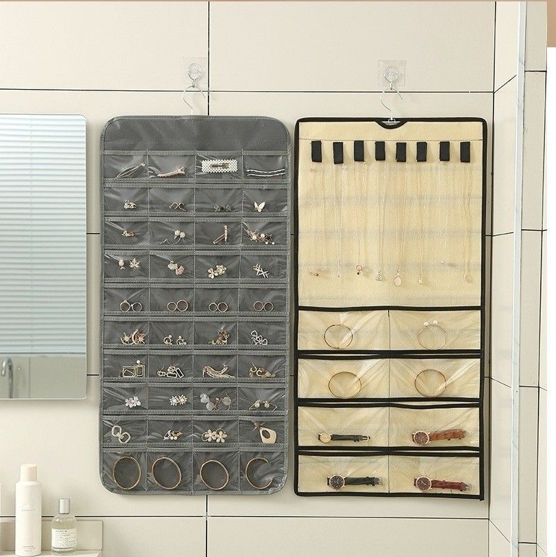 新款首飾收納掛袋(1組2入)