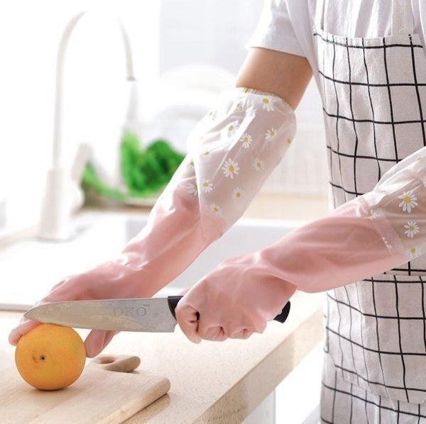 小清新束口清潔手套 果凍色束口清潔手套