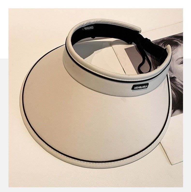 韓系UV防紫外線空頂帽