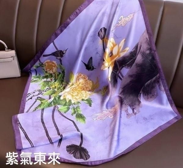 古典藝術小方巾(1組2入)