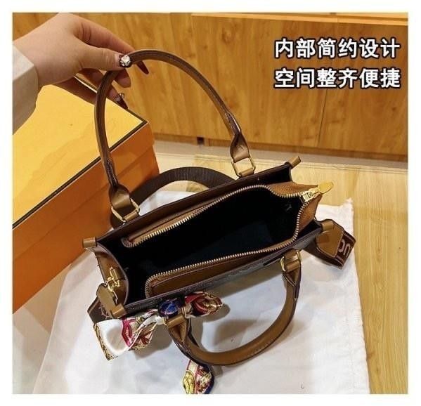 法式絲巾肩帶包包