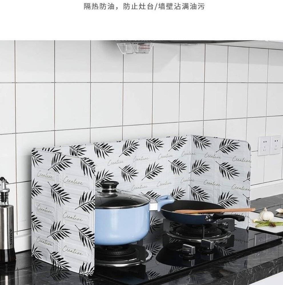鋁箔灶台擋油板(1組2入)