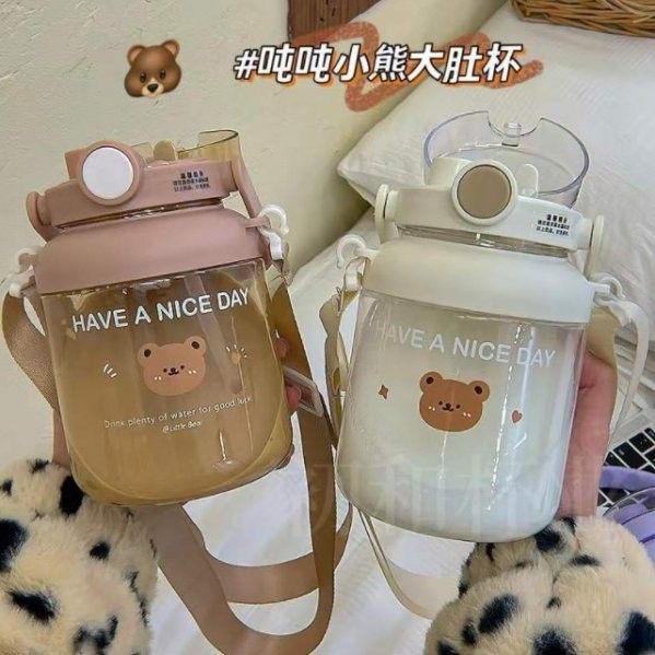 萌熊大肚水桶杯