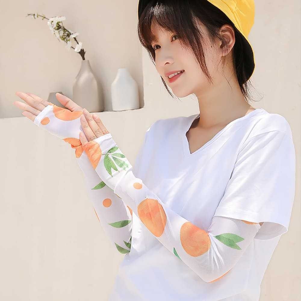 防曬網眼冰絲袖套(1組3雙)