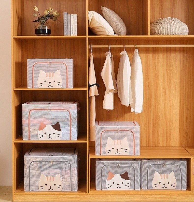 防水防潮貓咪折疊收納箱