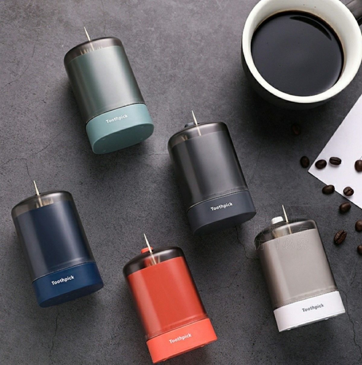 自動牙籤盒(1組6入)