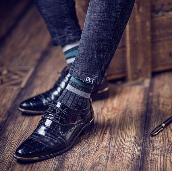 男士好穿中筒棉襪(1組10雙)