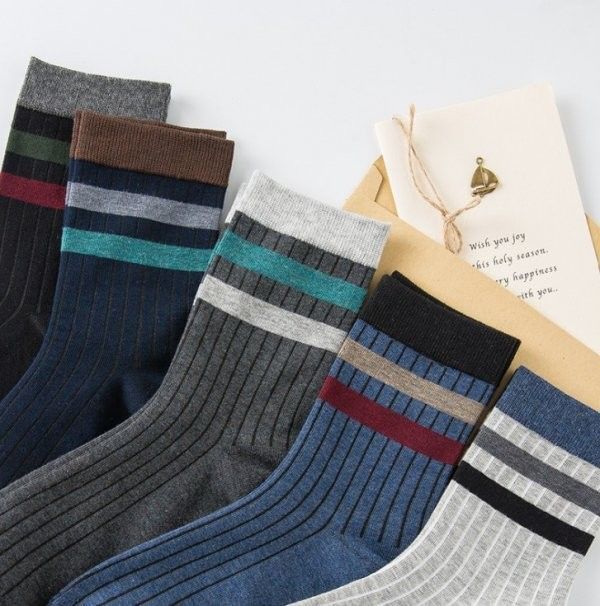 男士好穿中筒棉襪(1組10雙)