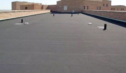 commercial roof finished project