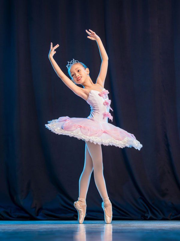 A Little Girl Ballerina is Dancing on Stage — Port Stephens — Robyn Yvette Dance Centre