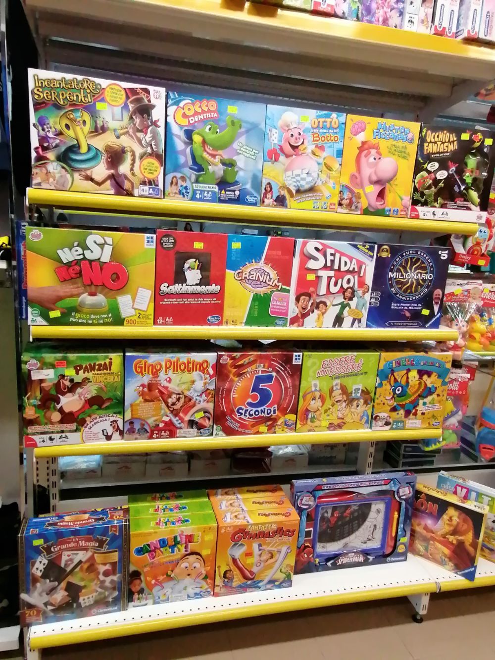 negozio di giochi per bambini