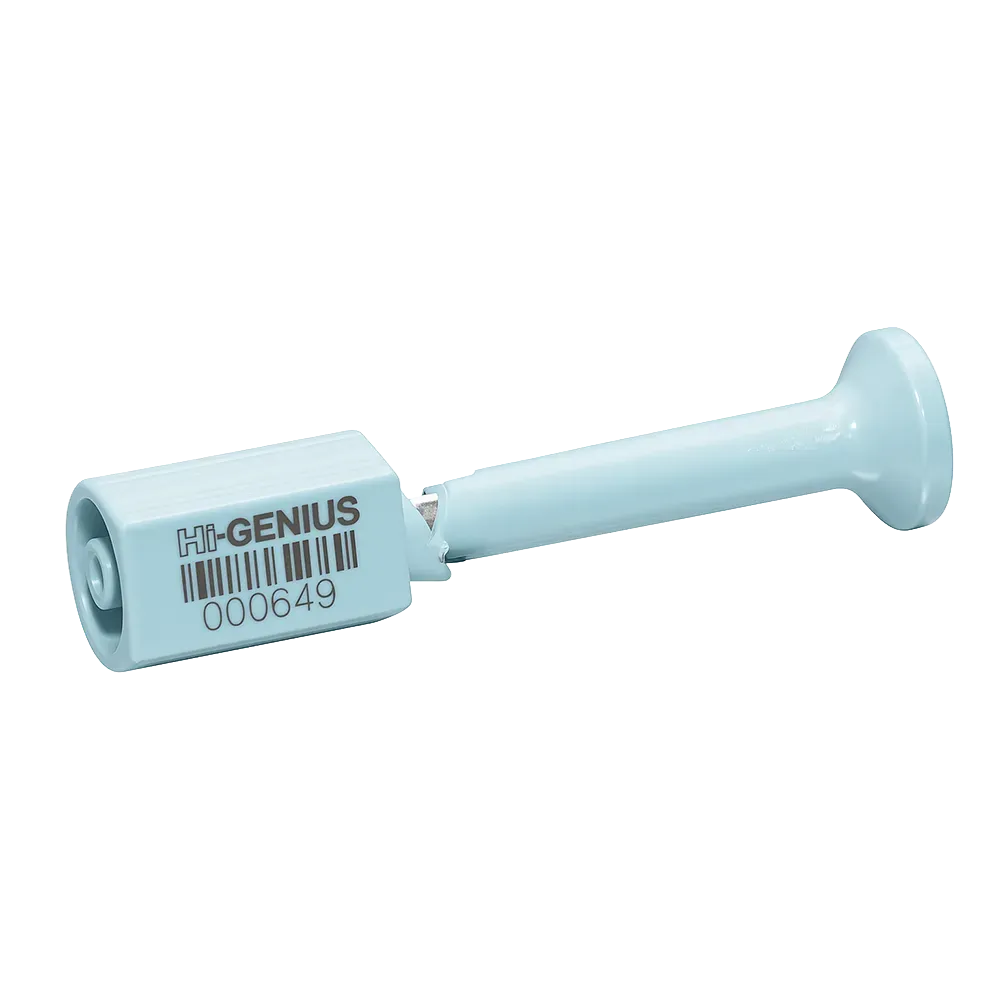 Precinto plástico en botella