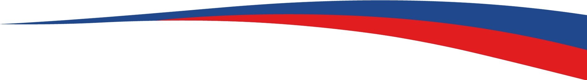 A pixel art of a red , white and blue wave on a white background.