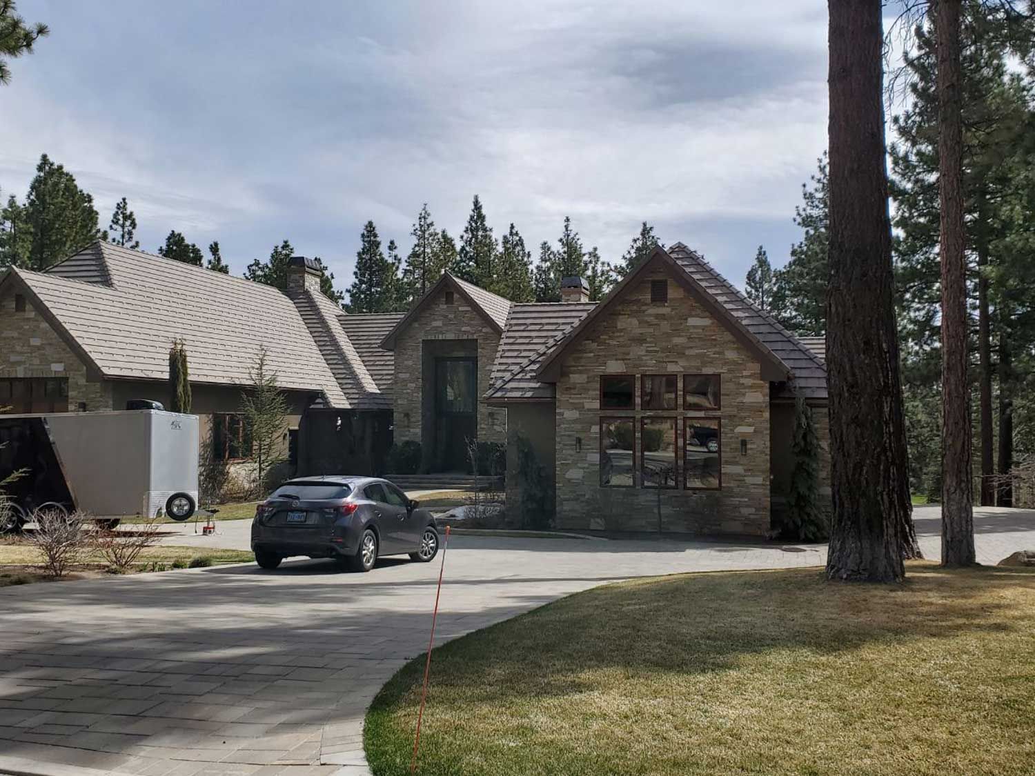 House exterior made of stone