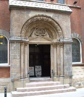 The stone doorway
