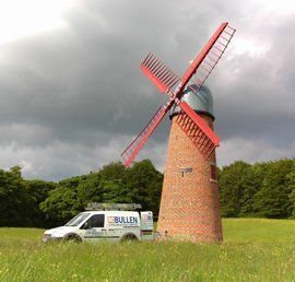 The restored windmill