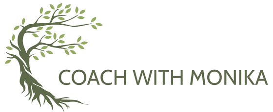 Olive green tree logo for breakup and divorce coach Monika Braglewicz.