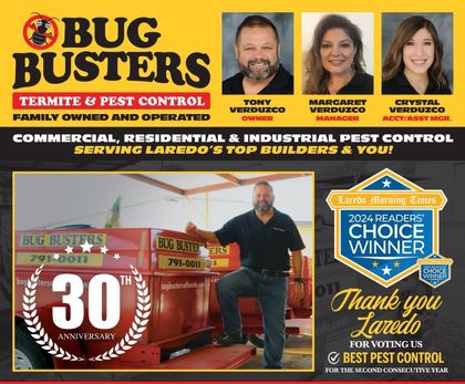 Bug Busters Termite & Pest Control Logo