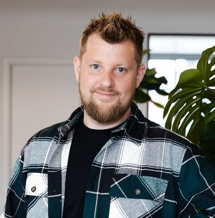 Portræt af Tue Dommergaard