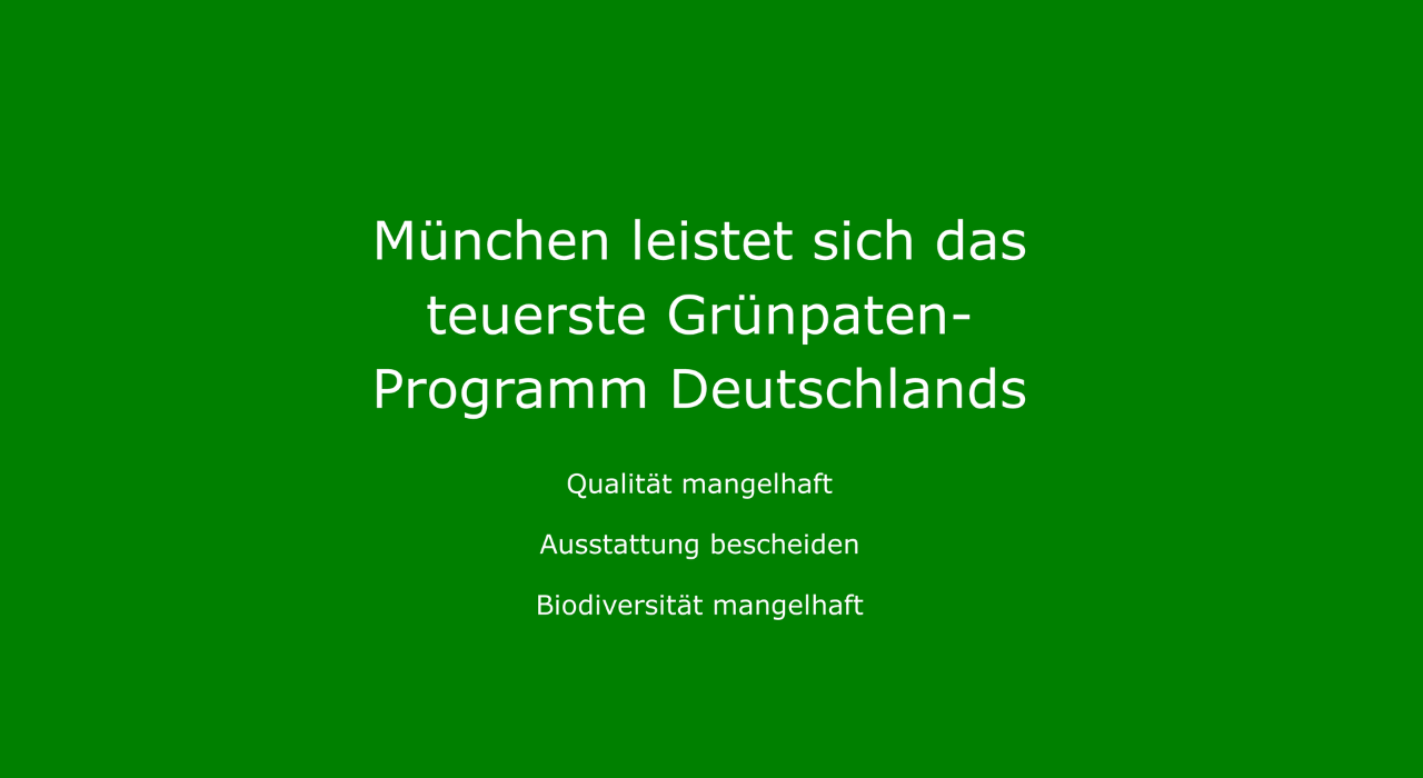 Stadt München Grünpaten