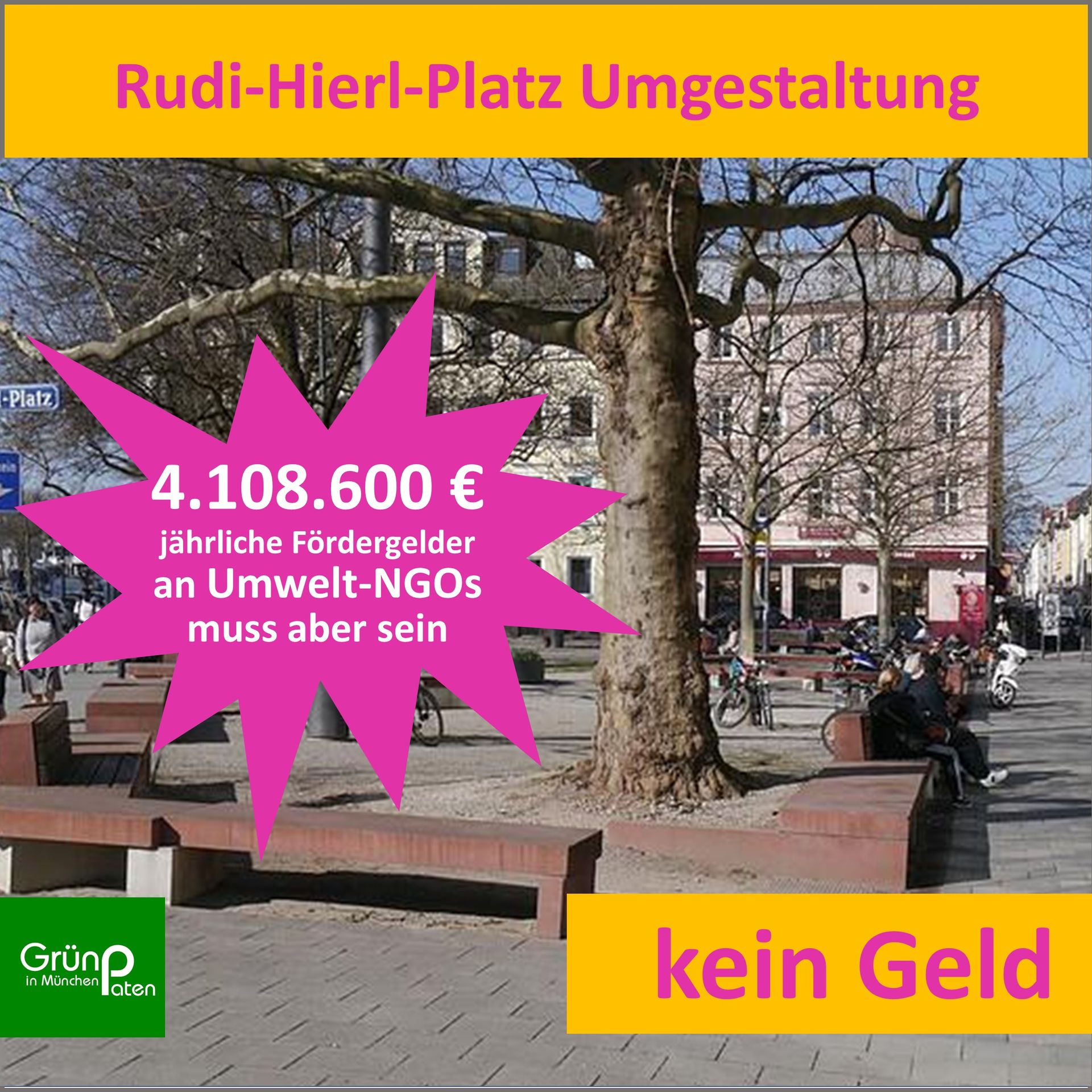 Der Rudie-Hierl-Platz zeigt auf, wie dysfunktional städtische Prozesse laufen. 11 Jahre vom ersten A