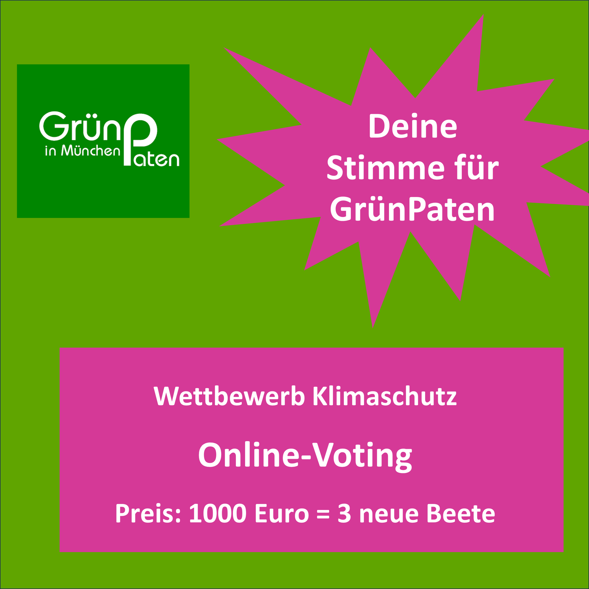 Wettbewerb Klimaschutz
Online-Voting
