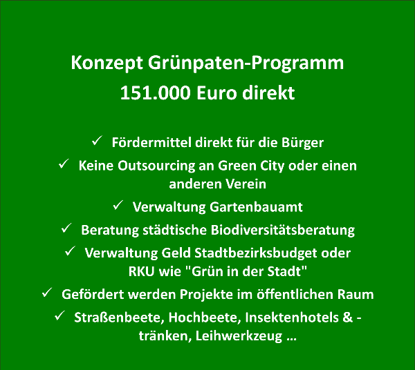 Grünpatenprogramm München 