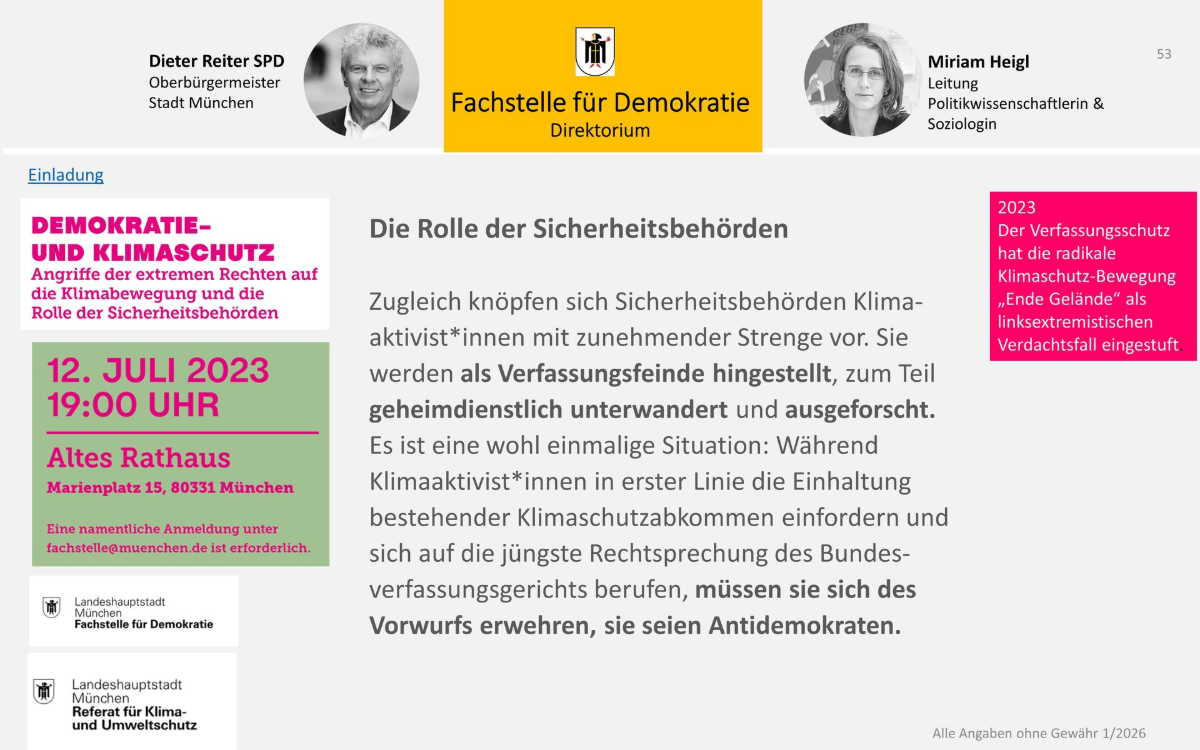 Miriam Heigl Fachstelle für Demokratie München
