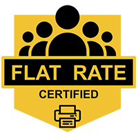flat rate certified badge