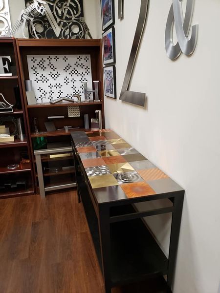 A Room with A Table and A Clock on The Wall