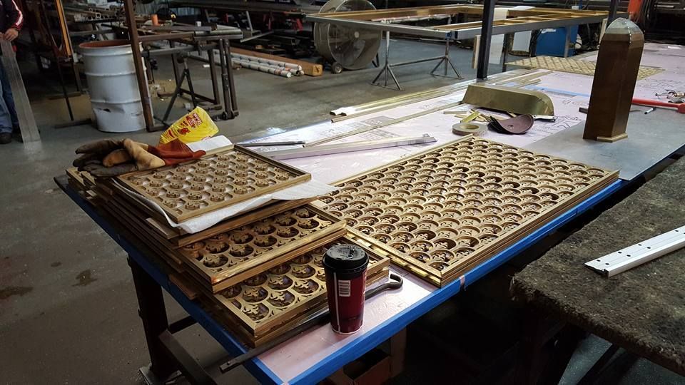 A Table with A Lot of Pieces of Wood on It