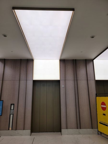 An Elevator with A No Entry Sign in Front of It