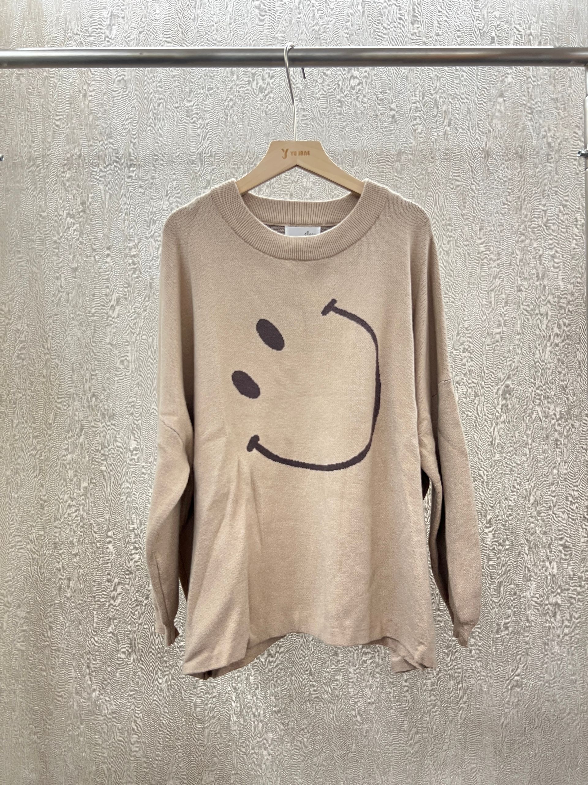 內刷毛微笑大學T