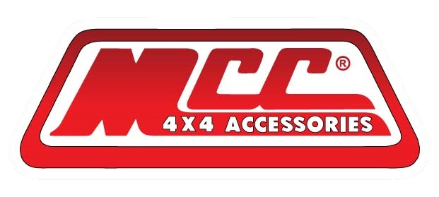 Red logo for MCC 4x4 Accessories, a company that offers 4x4 accessories.