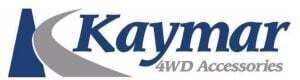 Kaymar logo: Blue and gray graphic with 