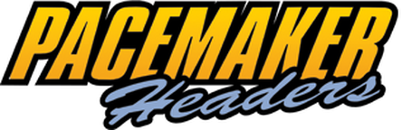 Pacemaker Headers logo with yellow letters and blue cursive text.