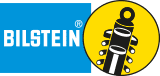Bilstein logo: blue rectangle with white text 