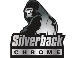 Silverback Chrome logo featuring a silverback gorilla over the text