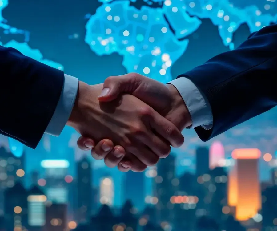 Firm business handshake for digital marketing services from Florida Coast SEO.