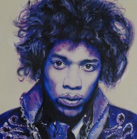 Jimi Hendrix painting