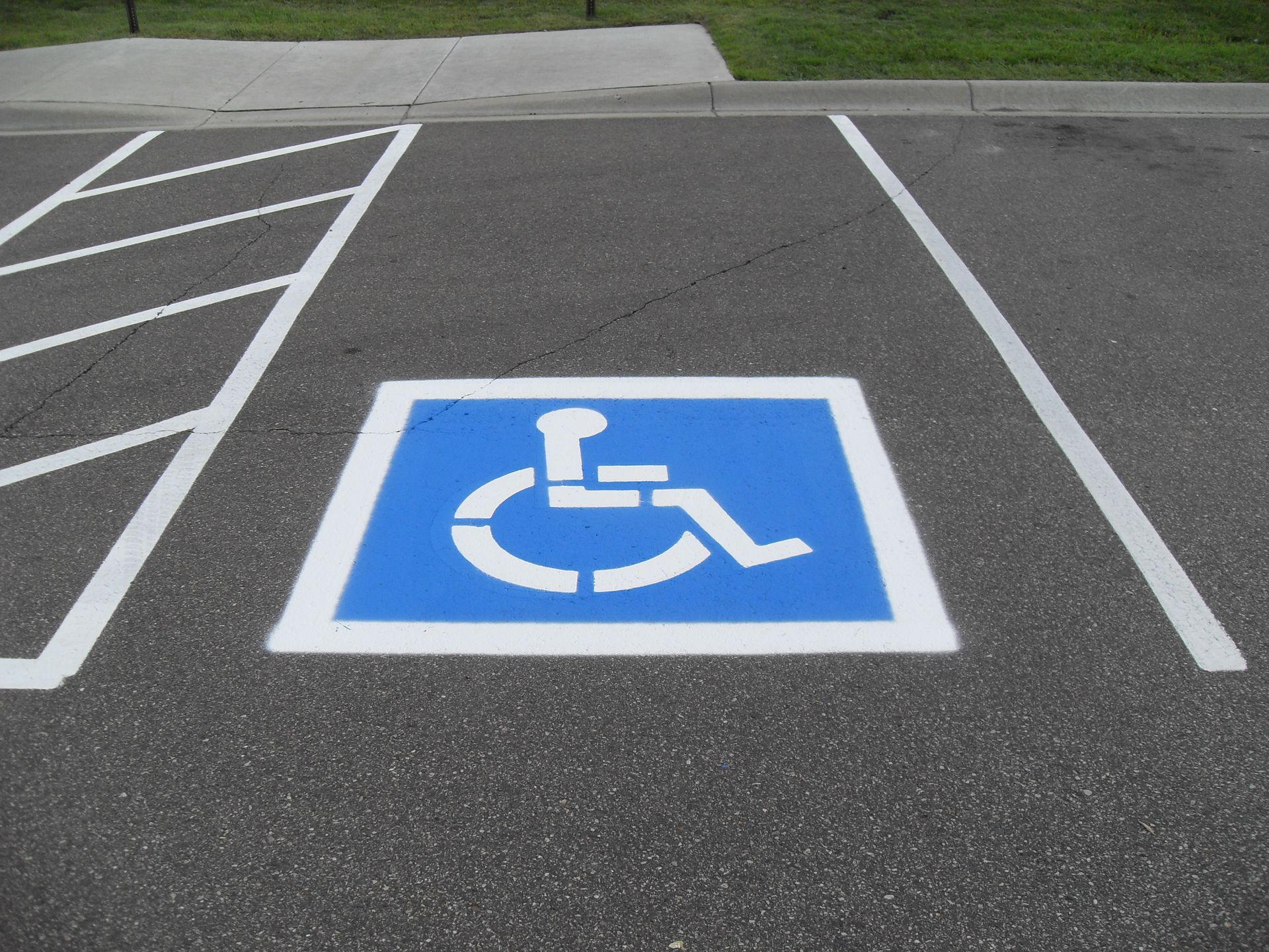 Parking lot striping services by TrueCraft Striping Services