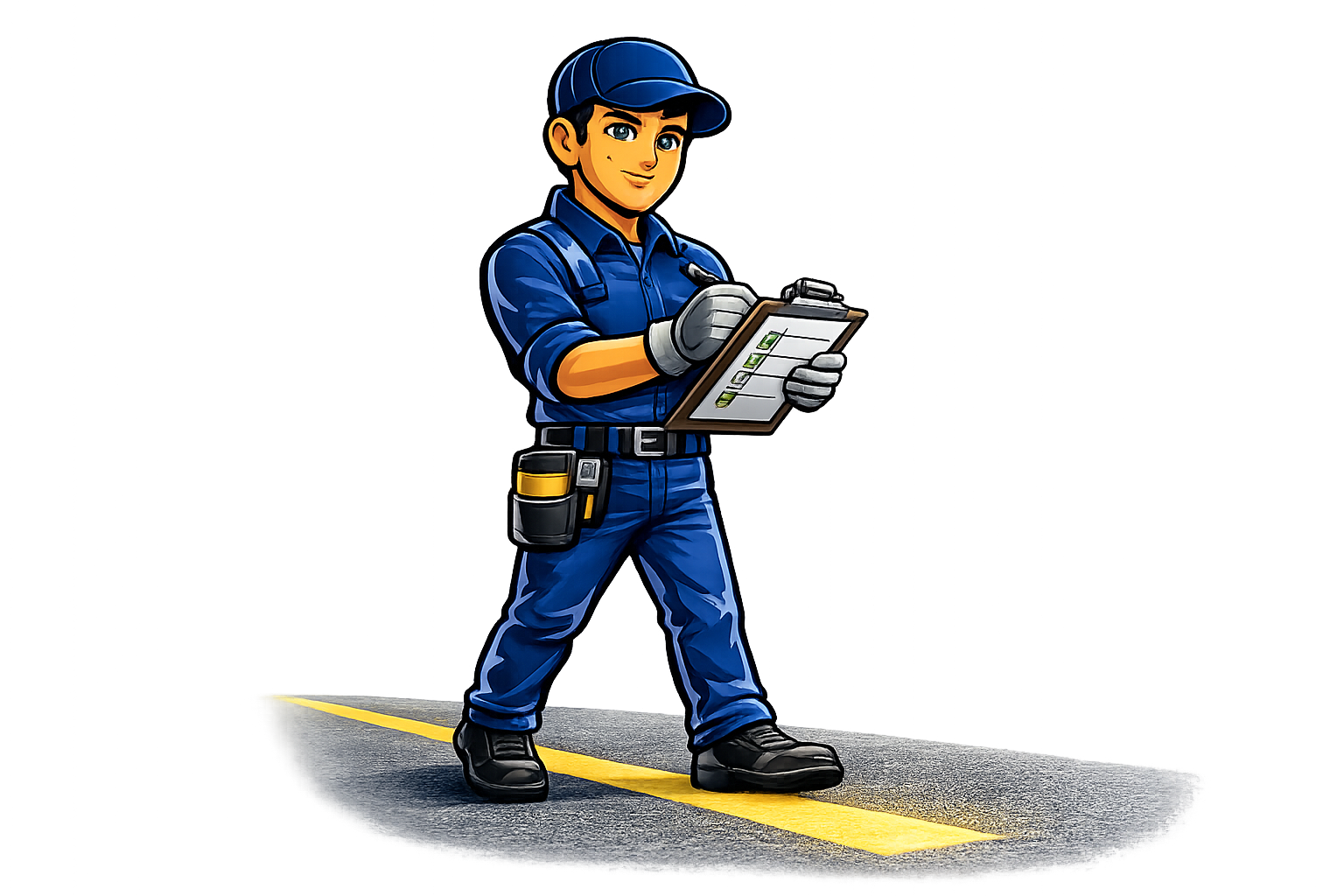 TrueCraft Mascot making an estimate