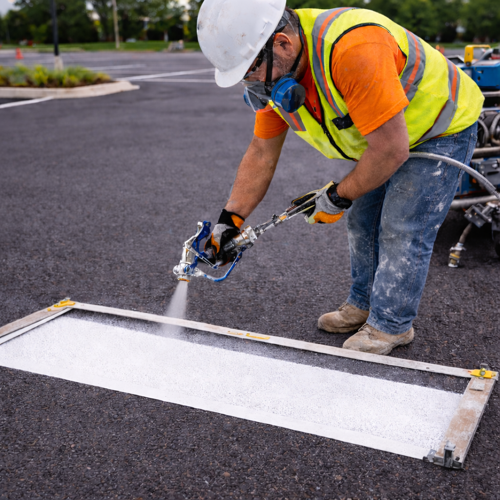 parking lot line painting services MN professional application