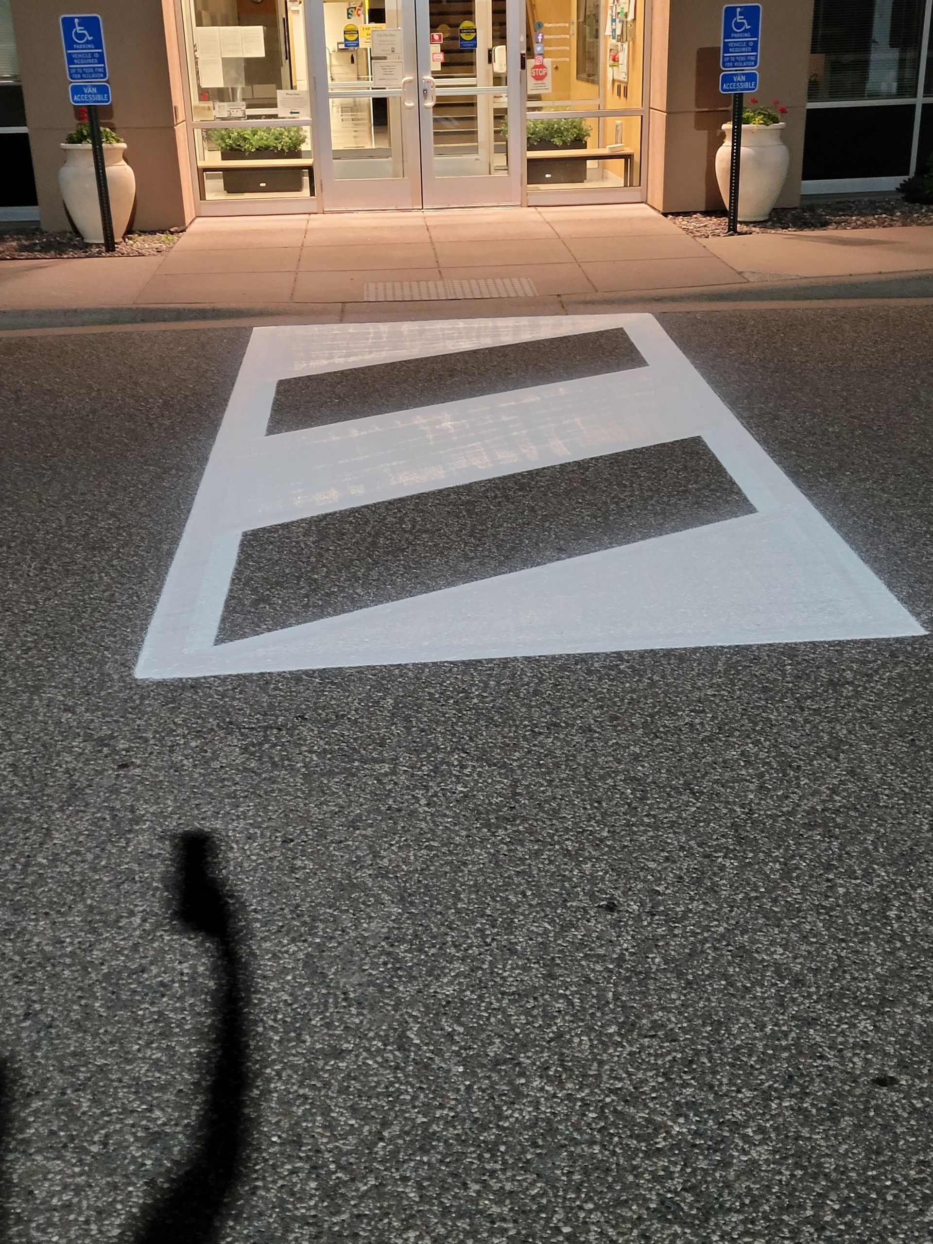 Parking lot striping services by TrueCraft Striping Services